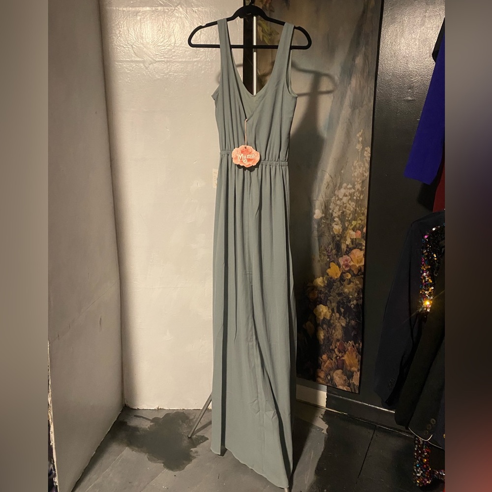 Show Me Your Mumu Elegant Blue Maxi Dress - Picture 4 of 6